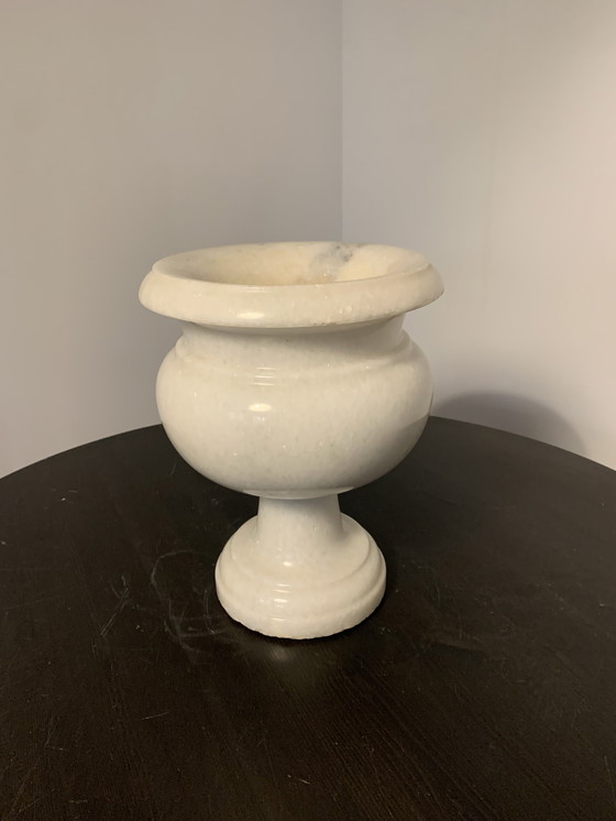 Image 1 of White Marble Vase