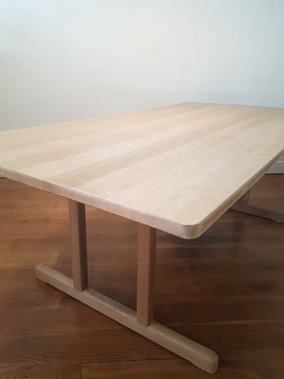 Image 1 of Børge Mogensen BM6286 Mesa de comedor Shaker para Fredericia en roble macizo enjabonado
