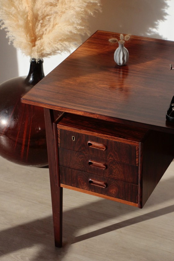 Image 1 of Escritorio Gunner Nielsen de palisandro para Tibergaard (1960)