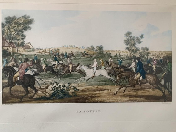 Carle Vernet, La Course, Stich, Späte 1800er – Lithographien & Drucke (photo 3 of 14)