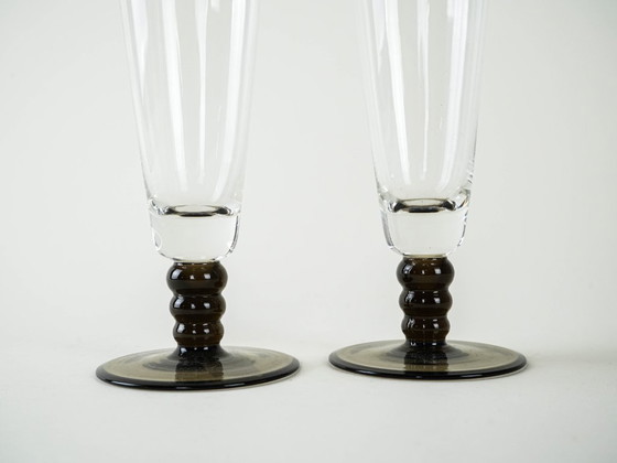 Image 1 of Coppia di bicchieri da champagne, design italiano, anni '70, produzione: Italia