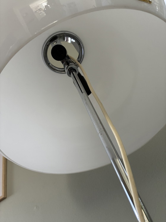 Image 1 of Space Age Vintage Floor Lamp “Lucerna” in chrome-plated steel by Harvey Guzzini