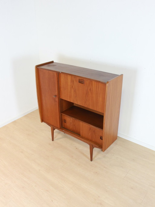 1X Vintage Teak Kastje 