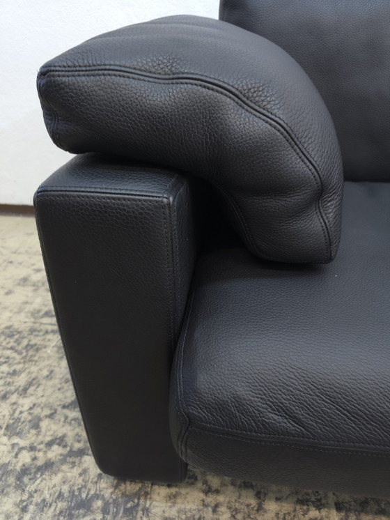 Image 1 of De Sede ds 116 designer sofa leren bank desede top zwart