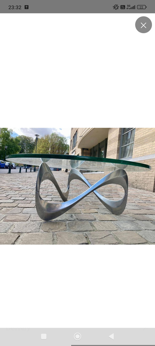 Snake Table by Knut Hesterberg for Ronald Schmitt