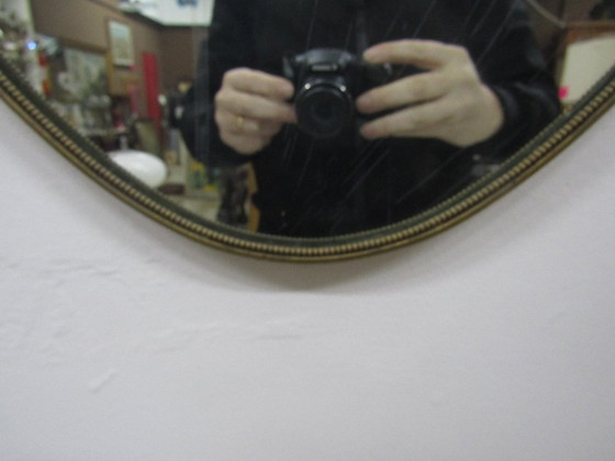 Image 1 of Espejo de latón estilo Gio Ponti