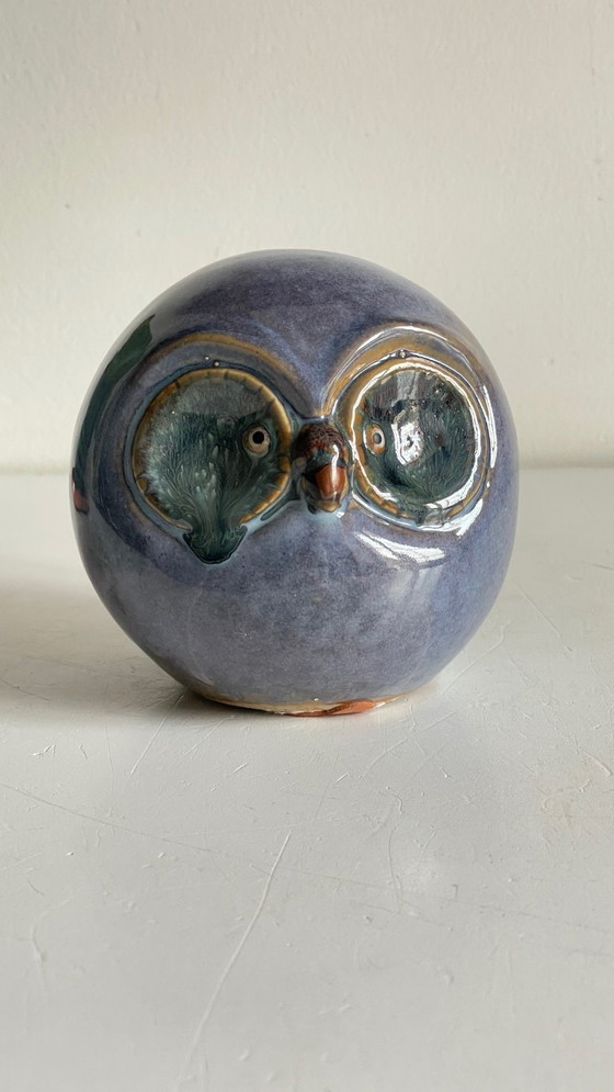 Image 1 of Vintage Handmade Ceramic Owl