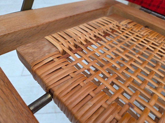 Image 1 of Sofá-cama con brazos abatibles danés, década de 1970, de Illum Wikkelsø, lana para muebles.