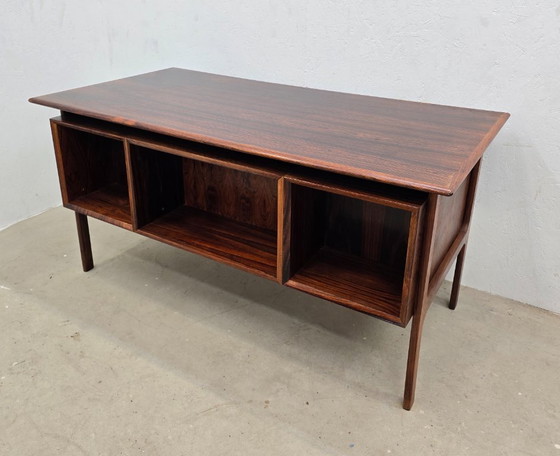Image 1 of Rio rosewood desk by Erik Brouer for Brouer Møbelfabrik