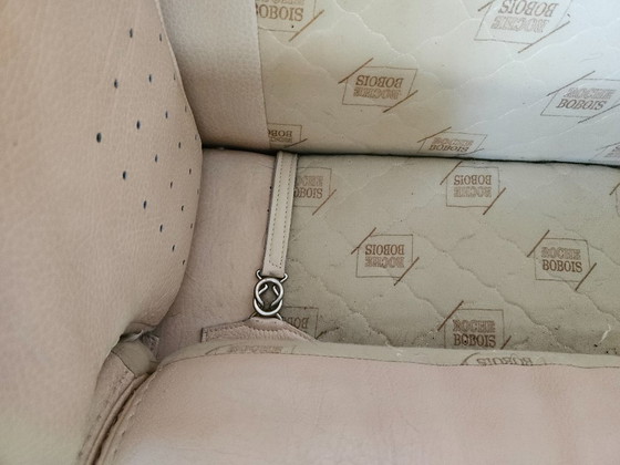 Roche Bobois 2 + 2½ dikke beige leren banken – Leer (photo 8 of 9)