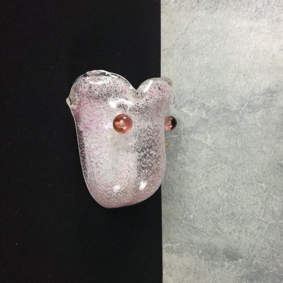 Image 1 of Murano Glass Wall Lamp Italy 1970
