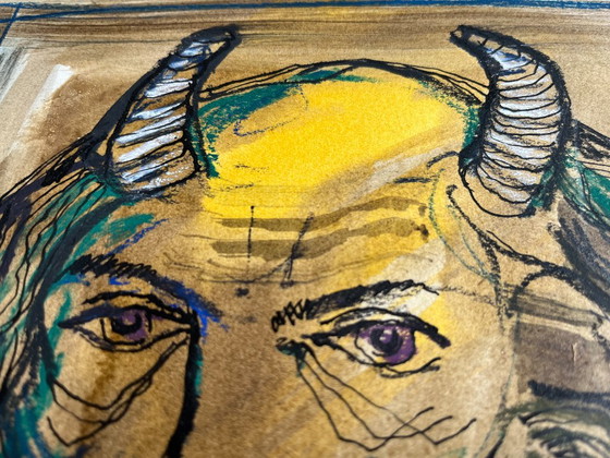 Rudi Pillen - PORTRAIT – Peintures et dessins, Wood (photo 4 of 6)