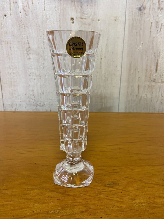Image 1 of Arques crystal vase with its original box