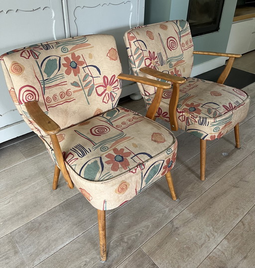 Ensemble Coctailfauteuil Mid Century