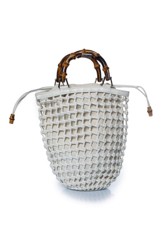 Bolso de mano mini de punto blanco de Gucci – Bolsos de mano, Calfskin, Leather (photo 8 of 12)