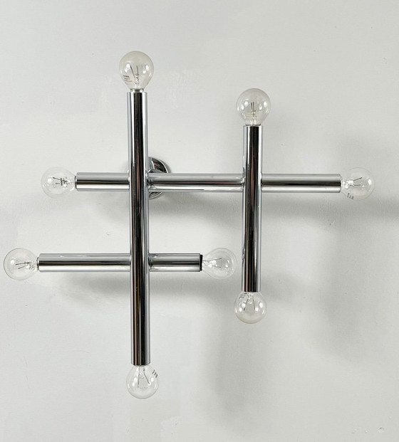 Image 1 of Lampada da parete/soffitto del Mid Century di Temde, Germania, anni '70