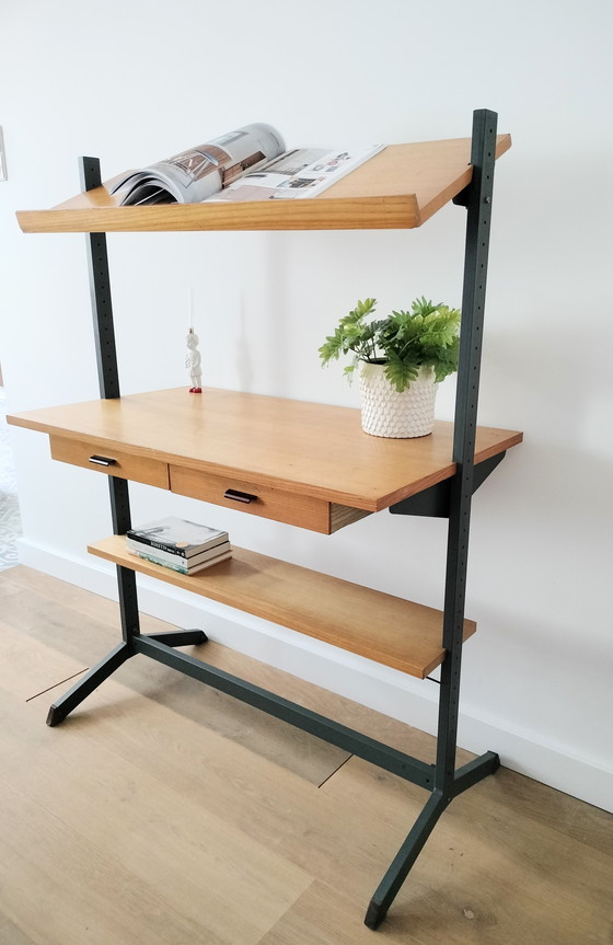 Image 1 of Vintage Modular Freestanding Wall System, Secretaire Olof Pira