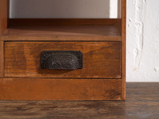 Antique Japanese desktop organiser with compartments and drawers – Japan, circa 1930 – Table accessories (photo 30 of 40)