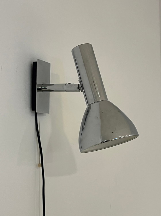Mid-Century adjustable wall lamp – Wall lights, Metal, Chrome, Mid Century Modern (photo 5 of 5)