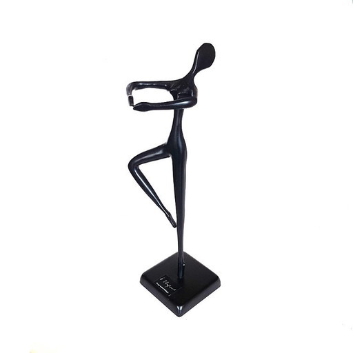Ikea Bodrul Khalique Ballerina in bronzo (2000) – beeldhouwkunst, Bronze, Metal