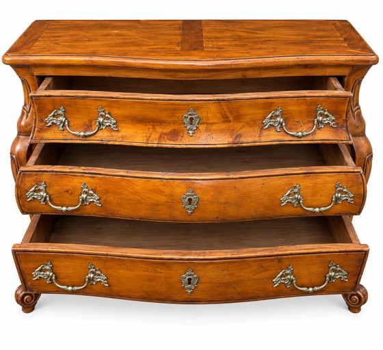 Commode Tombeau Galbée Louis XV – Wood (photo 4 of 12)