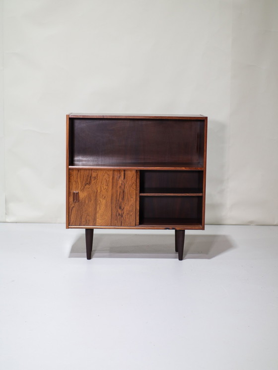 Image 1 of Bookcase With Doors Rosewood Danish Vintage