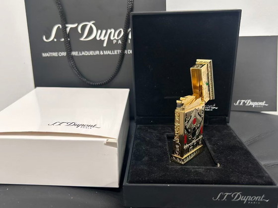 Image 1 of S.T. Dupont – Pharao – Feuerzeug – Vergoldet