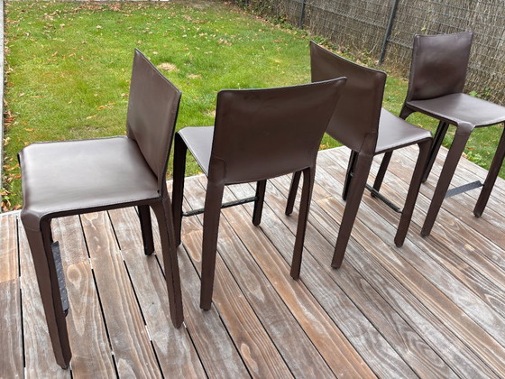 Image 1 of 4 chaises Cassina CAB410 - par Mario Bellini