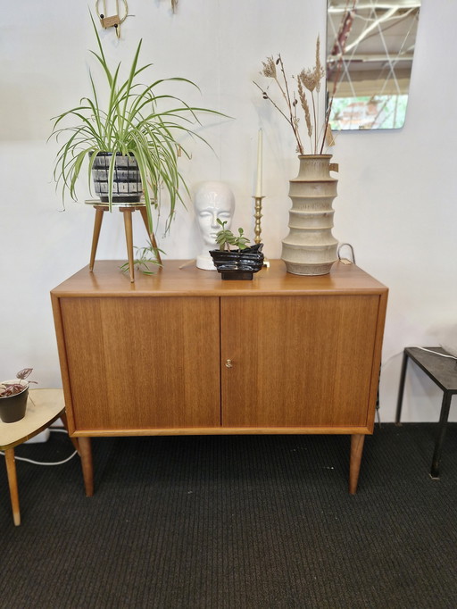 Beautiful Small Vintage Sideboard Teak Veneer 70s