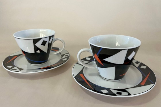 Kronester Bavaria, Memphis Style, Servizio Caffè/Tè per 6 – Stoviglie, Porcelain (photo 8 of 10)