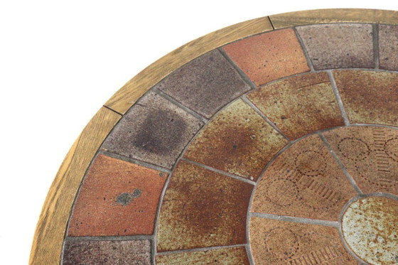 Image 1 of Tue Poulsen voor Haslev mobelfabrik salontafel vintage