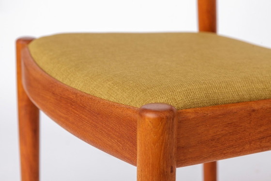 Image 1 of Set aus 8 Niels Koefoed „Ole“ Esszimmerstühlen, dänisches Teakholz, 1970er Jahre, Mid-Century Modern, restaurierte Stühle