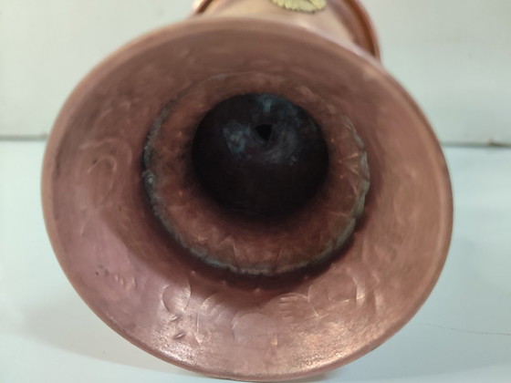 Image 1 of Dekorativer Ritualkelch, Kupfer und Messing – Lebensbaum (15 cm)