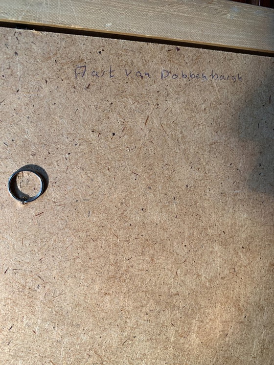 Image 1 of Aart van Dobbenburgh (1899-1988) - Lithographie Dahlia - Signée à la main r.o. 1977