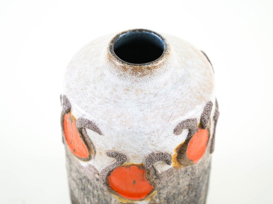 Vase en céramique, design allemand, années 1960, fabriqué par Strehla, Multicolore (photo 5 sur 8)