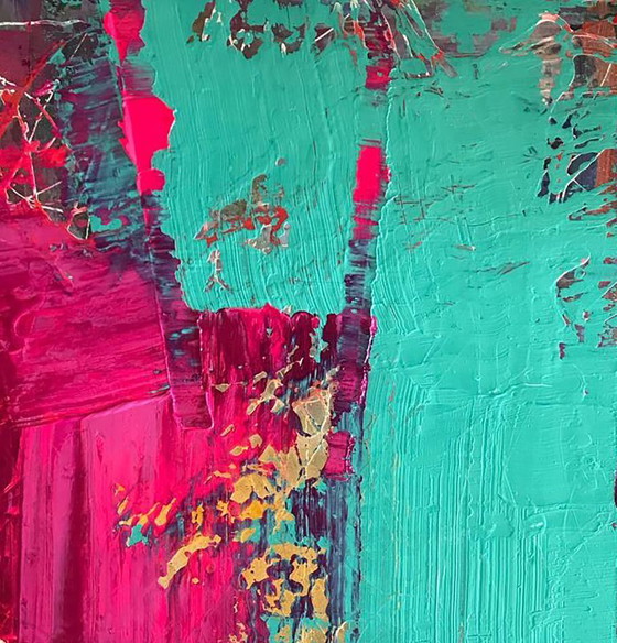 Original Acrylic Painting Abstract Expressionism Insolent Venus – Paintings & Drawings, Canvas (photo 7 of 7)