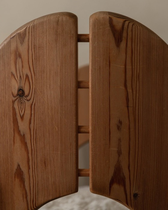 Image 1 of Vintage Danish Pine Dining Chairs (Set of 4) | Niels Koefoed Style | Rustic Scandinavian Modern | 1970s–80s