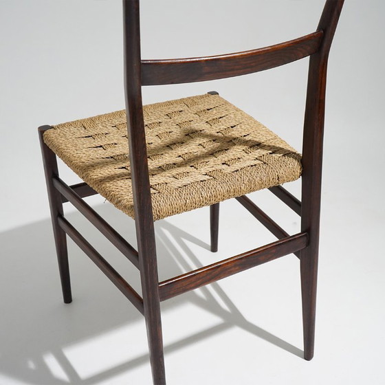 Image 1 of Sechs „Leggera“-Stühle von Gio Ponti für Cassina, 1950er Jahre