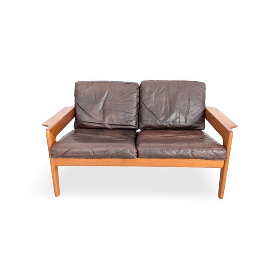 Image 1 of 2x Arne Wahl Iversen Midcentury Sofa Comfort Vintage Tweezitsbank