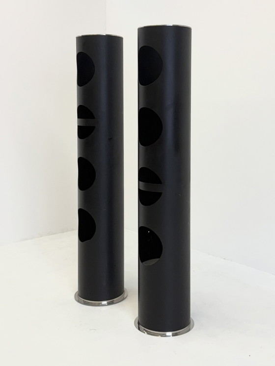 Image 1 of XL Space Age Bookcases By Arch Saccardo in Black