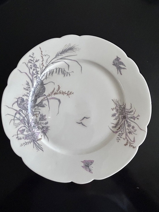 8 Porcelain Plates and Platter Ch. Pillivuyt & Cie – Crockery (photo 13 of 16)