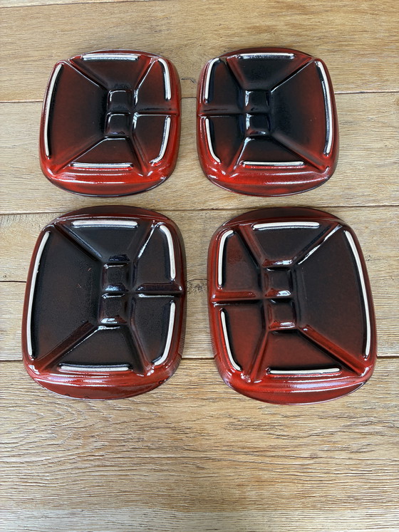 Image 1 of Vintage Duitse Fondue borden