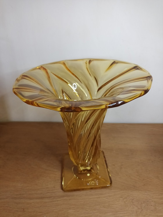 Image 1 of Val Saint Lambert Vase.