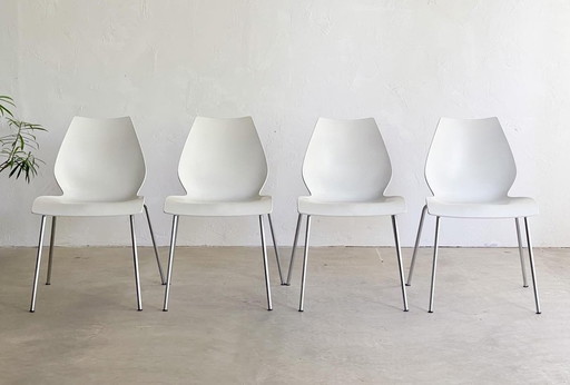 4 chaises Maui Kartell