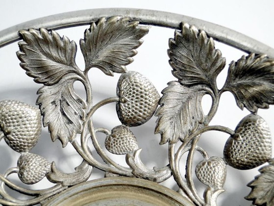 Cesta de frutas de Fraget, Polonia, principios del siglo XX. – Accesorios de mesa, Metal, Silver (photo 6 of 11)