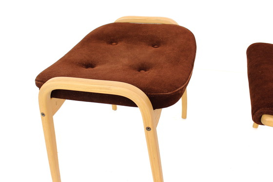 Image 1 of as new, Museum Condition! Vintage Lamino Chair from 1966, Yngve Ekström for Swedese, Nubuck Leather