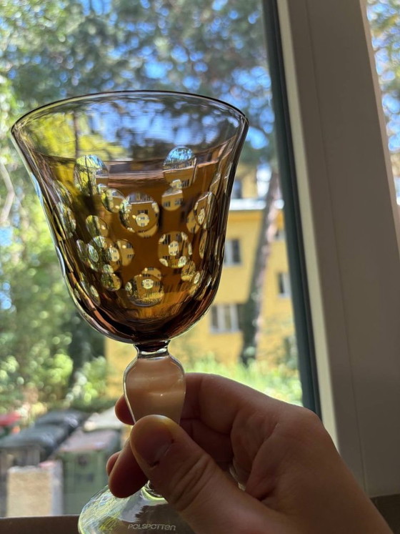 POLSPOTTEN Cuttings Bicchieri da Vino Set da 6, un Colore – Bicchieri e caraffe, Glass (photo 3 of 5)