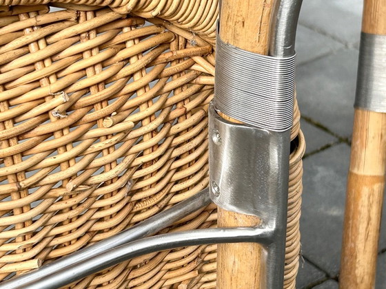 Eén (van 6) Näton Stoelen ontworpen door Mats Theselius voor Ikea PS in 1999 – Fauteuils, Iron, Aluminium (photo 13 of 18)