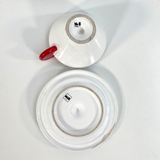 Tea Service by Luigi Saccardo & Materassi Massimo for MAS Italy, 1980s – Tableware, Ceramic (photo 8 of 8)