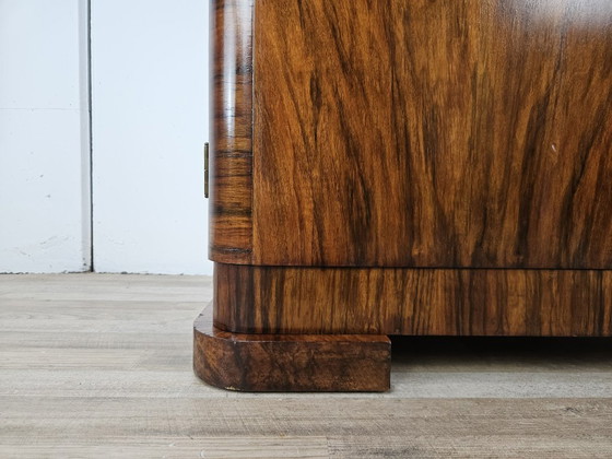 Image 1 of Credenza lineare Art Decò in noce